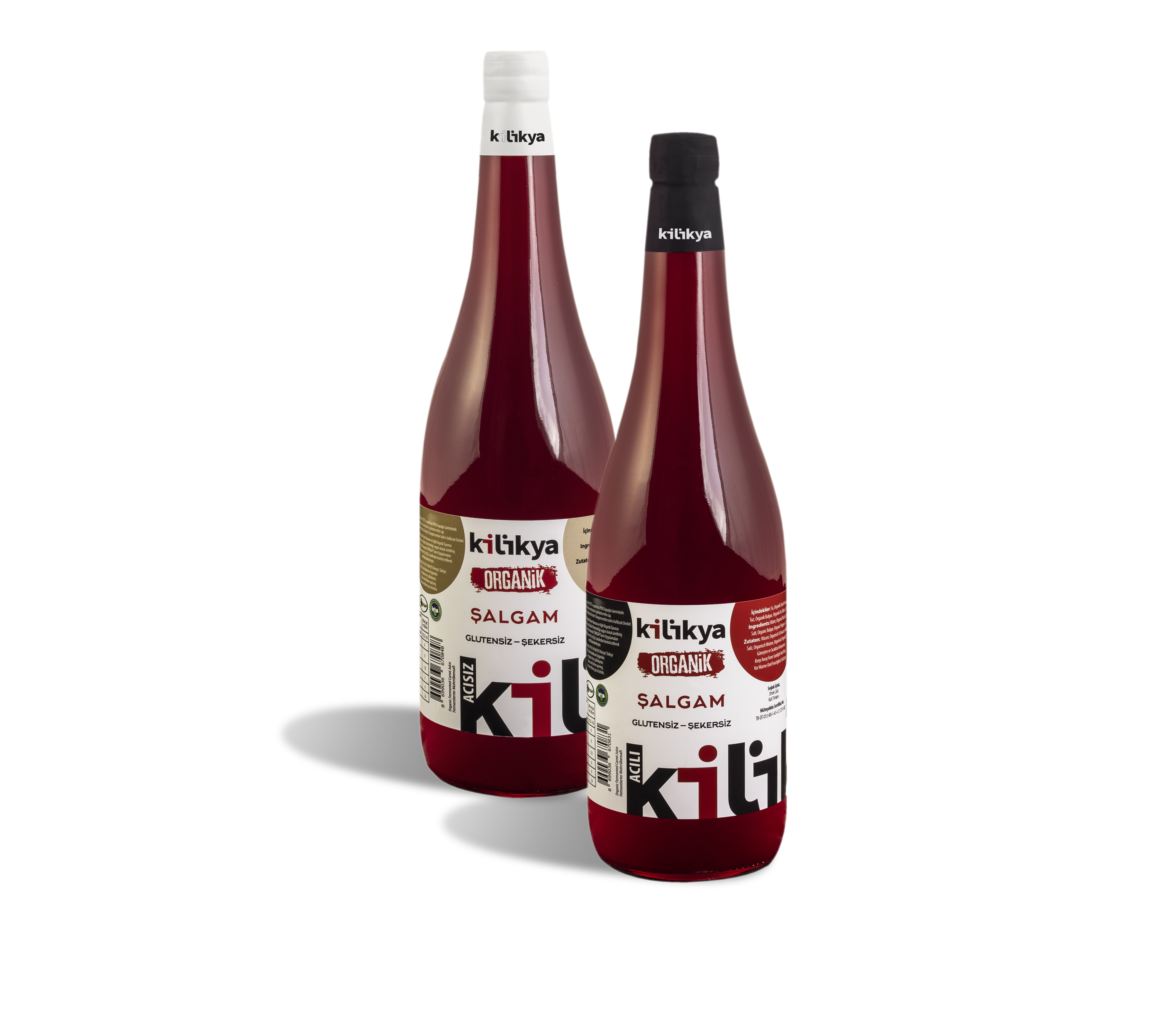 Kilikya Şalgam Organic Glass Bottle Spicy - Non-Spicy 1Lt.